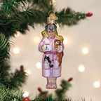Old World Christmas Cat Lady Glass Blown Ornament for Christmas Tree, Handcrafted Holiday Decoration, Cat Collection - Image 4