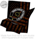 Proud Parent Army Eagle Flag Pole Kit for Outside House Armed Forces Official Military Memorabilia Home Door Poster Cemetery Decorations Veteran Garden Remembrance Memorial Day Gifts Made in USA - Image 7