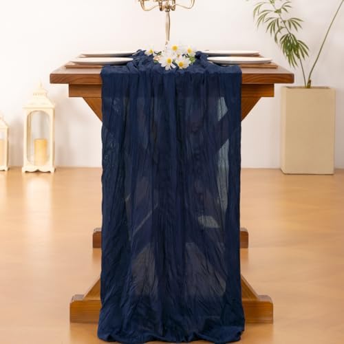 10 Pack Cheesecloth Table Runner Fall Boho Gauze Wedding Party Home Decor - Image 4