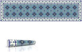 Heat Resistant Table Runner, 53 x 14 Inch - Eastern Star Design by IRI-GIRI