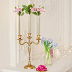 25 Pack 7.9" Glass Bud Vase Taper Candle Holder - Image 6