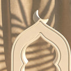 iwa concept Islamic Mihrab-Inspired Table Decor, Freestanding White Stone Decoration, Ramadan and Eid Home Decoration - Image 7