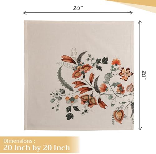 Maison d' Hermine Cloth Napkins Set of 4 Reusable 100% Cotton (20" x 20") - Image 4