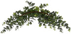 Vickerman 32" Artificial Green Spiral Eucalyptus Crescent Swag - Image 2