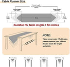 Loom and Mill Luxury Jacquard Damask Table Runner 13x72 inch, Khaki - Image 2