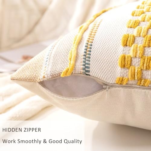 Boho Throw Pillow Covers Decorative Neutral Farmhouse Pillow case - Image 3
