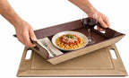 2-in-1 Serving Tray & Placemat | Faux Leather & Reversible by FREEFORM