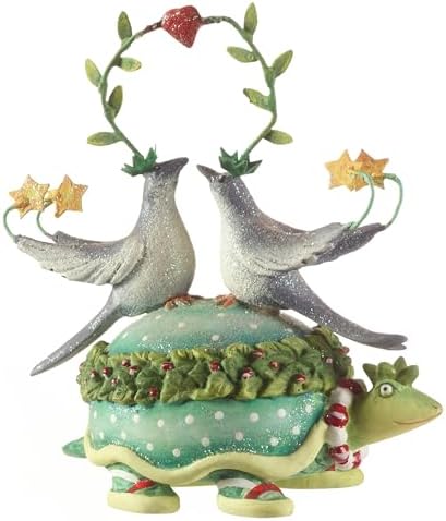 MACKENZIE-CHILDS Patience Brewster 12 Days Christmas Ornament, Decorative Hanging Ornament for Christmas Tree, 2 Turtles Doves by Unknown
