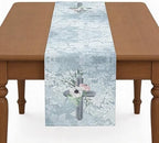 Everlasting Grace Table Runner – Christian Cross Floral Dining Table Décor, Faith-Inspired Christian Home Décor (16x72 Inch, Polyester) by ZumBuys