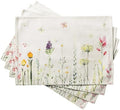 Maison d' Hermine Placemats Set of 4 Reusable 100% Cotton (13"x19") by MaisondHermine