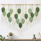 Large Macrame Wall Hanging Boho Leaves Macrame Tapestry Chic Wall Decor by WeldomcorYourBestChoose
