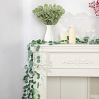 Tioncy 36 Pcs Artificial Eucalyptus Stems and 12 Pcs Eucalyptus Garland - Image 2