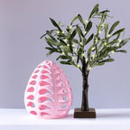 2FT Easter Olive Tree with LED Lights, 30 LED Artificial Twinkle Tree with Timer, Lighted Greenery Tree Bonsai Fairy Tabletop Lamp Tree for Home Decor - Image 7