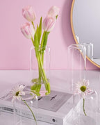ZENS Bud Vases in Bulk Set of 12, Modern Small Glass Vases for Flower Clear Bud Vases for Wedding Centerpiece, Blown Thicker Small Vase for Flowers, Wedding Party Decorative, Home Bathroom Decor - Image 6