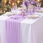 8 Pcs Pastel Colorful Table Runner 29 x 70 in Colorful Tablecloth - Image 6