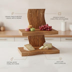 Tiered Wooden Tray - Image 5