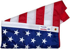 American Flag - 100% Made in The USA - 5' x 8' ft - Koralex II 2-Ply Polyester - Sturdy, Durable and Patriotic - Great for Gardens, Homes, Patios and Cars – by Valley Forge Flag - Image 4