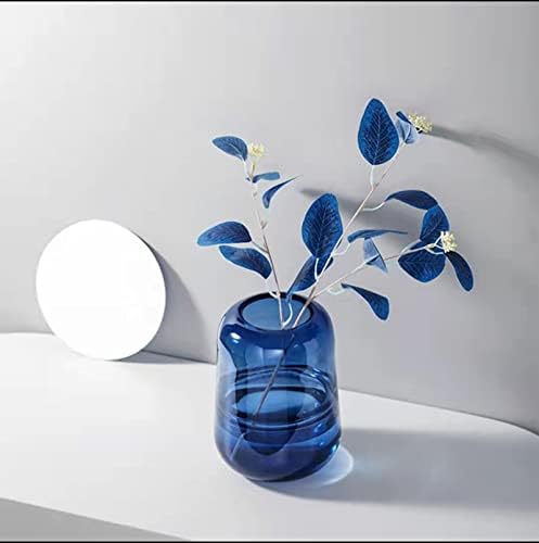 Modern Minimalist vase, Crystal Glass vase, Flower vase, Dried Flower vase(Blue) - Image 7