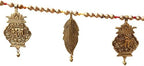 Door Wall Hanging Toran Bandanwar Indian Traditional Good Luck Charm Decoration & Gift Idea for Home Office Temple Pooja Festival Decorations Home Decor Items( with Shubh Labh Mango Leaf)(Size:-40'') - Image 4