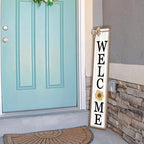 Interchangeable Standing Front Porch Welcome Sign 45"X9" Wood - Image 6