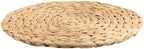 KINJOEK 8 PCS 13 Inch Round Woven Placemats, Natural Water Hyacinth Wicker Place mats, Heat Resistant Rustic Braided Table Placemats for Dining Table Wedding Decoration - Image 4