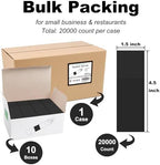 NATURALABEL Self-Adhesive Napkin Bands, Bulk Pack of 20,000, Black - Image 2