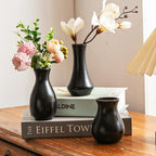 Ceramic Bud Vases, Black, Set of 10 - Image 2