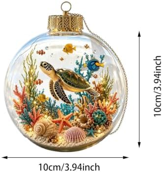 Glowing Christmas Story Ornaments, 8-Piece Light Up Mini Scene Set (Set H) - Image 2