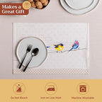 Maison d' Hermine Placemats Set of 4 Reusable 100% Cotton (13"x19") - Image 5