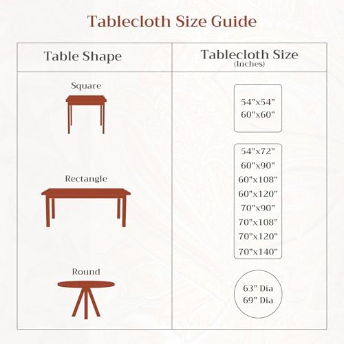 Maison d' Hermine Table Cloth Rectangle Table Reusable 100% Cotton 54"x72" - Image 4