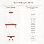 Maison d' Hermine Table Cloth Rectangle Table Reusable 100% Cotton 54"x72" - Image 4