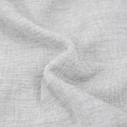 CaliTime Decorative Throw Pillow Covers 24 X 24 Inches Moonbeam Gray - Image 2