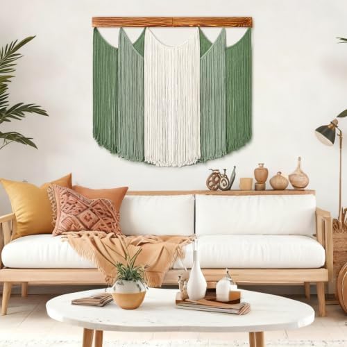 Dremisland Macrame Wall Hanging Large Boho Tapestry Macrame Wall Art Decor - Image 4