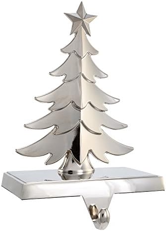 Kurt Adler Metal Tree Stocking Holder, Silver, 9 inch by KurtSAdler