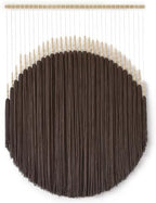 Macrame Wall Hanging Brown Geometric Art Beaded HandmadeTassel 39"W*45"L - Image 7