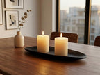 BANOMII Leaf Decorative Bowl for for Home Decor, 15.5'' Long Resin Bowl for Key Purse Candle, Decorative Tray for Kitchen Counter Entryway Dining Coffee Table Centerpiece, Black, Medium - Image 3