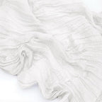 LemonRoad 4 Pcs 20ft Cheesecloth Table Runners Boho Gauze, Ivory - Image 3