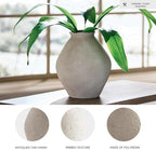Signature Design by Ashley 12-Inch Ribbed Resin Decorative Vase, Tan Finish - Image 3
