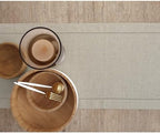 Solino Home 100% Pure Linen Table Runner Natural Hemstitch, 14 x 156 in - Image 3