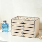 Women's Jewelry Organizer, Large 5-Layer Diamond Border Ornaments Box - Image 6