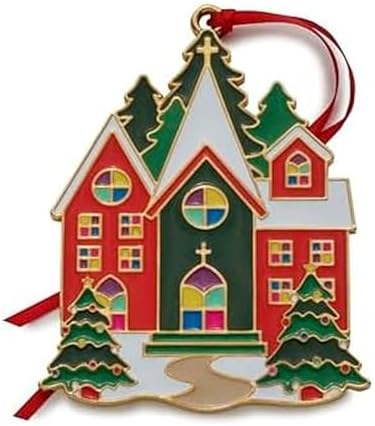 Wallace Wonders of Christmas Cardinal Ornament 2023-14th Edition Gold-Plated Enamel Holiday Collectible with Gift Box and Velvet Pouch by Wallace