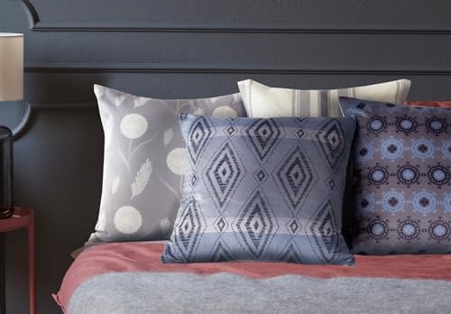 Decorative Throw Pillow Covers, Set of 4, 18x18 Inch Colorful Accent Pillow Covers, Restful Cottage - Image 2