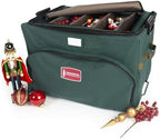 Christmas Ornament Storage Box, 72 (4") Ornaments Plus Extra Top Pocket by TreeKeeperBags