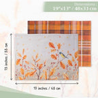 Maison d' Hermine Placemats Set of 4 Reusable 100% Cotton (13"x19") - Image 4