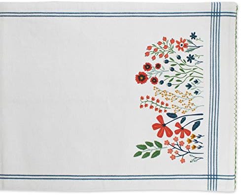DII Table Top Décor Collection Spring & Summer Table Runner, 14x72, Flower Garden - Image 3