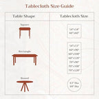 Maison d' Hermine Table Cloth Rectangle Table Reusable 100% Cotton 60"x90" - Image 4