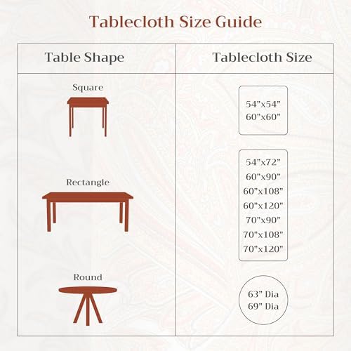 Maison d' Hermine Table Cloth Rectangle Table Reusable 100% Cotton 70"x108" - Image 4