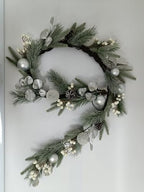 Valery Madelyn 6 Ft Christmas Garland with Lights for Mantle Silvery White - Image 5