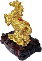 Betterdecor Gold Color Feng Shui 12 Chinese Zodiac Animal Statue Figurine Home Office Decoration and Gift for New Year Holidays and Birthday (Zodiac Horse) - Image 5