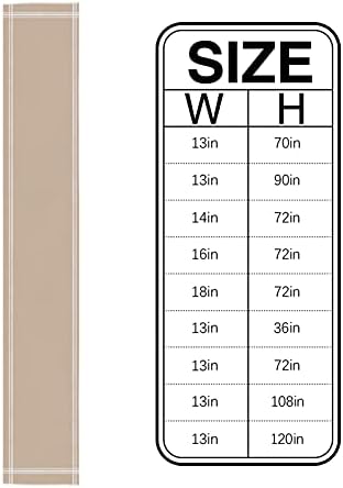 Smile Sunflower Light Khaki Table Runner, Burlap Table Runners 120 inches Long,Farmhouse Style Solid Color Table Runner for Wedding Holiday Party Dinner,Dresser Scarf Decor - Image 6
